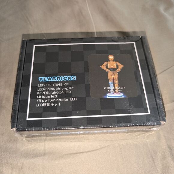 YEABRICKS LED Light for 75398 Star Wars C-3PO Building Blocks Model - Picture 1 of 5
